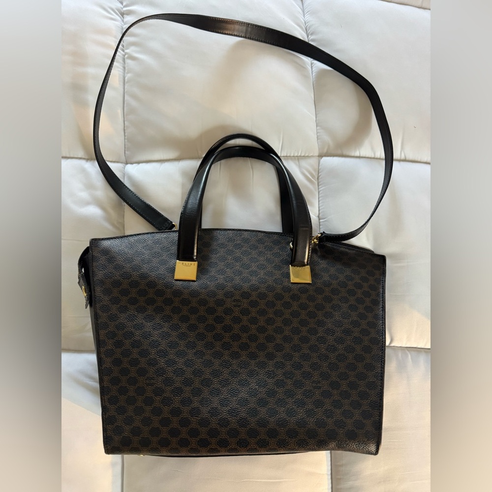 Vintage Celine Macadam Satchel